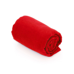 Mikrofaser-Sporthandtuch mit Tragetasche, 138 x 72 cm farbe rot erste Ansicht