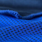 Sporthandtuch aus kühlendem Material mit UV50-Schutz, 90 x 30 cm farbe blau erste Ansicht