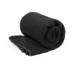 Großes, saugfähiges Mikrofaser-Handtuch, 90 x 170 cm, 310 g/m2 farbe schwarz erste Ansicht
