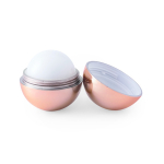 Lippenbalsam in Kugelform in leuchtenden Farben mit LSF 15 farbe rosa dritte Ansicht