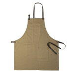 Baumwoll-Leinwandschürze mit mehreren Taschen 340 g/m2 farbe braun erste Ansicht
