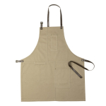 Baumwoll-Leinwandschürze mit mehreren Taschen 340 g/m2 farbe khaki erste Ansicht