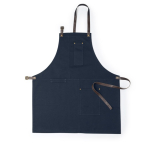 Baumwoll-Leinwandschürze mit mehreren Taschen 340 g/m2 farbe marineblau