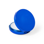 Lippenpflegestift in rundem Etui mit Spiegel Lippenpflegestift farbe blau dritte Ansicht
