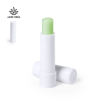 Aloe-Vera-Lippenbalsam mit weißem Etui zur Personalisierung farbe weiß zweite Ansicht