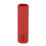 Lippenbalsam LSF 15 in FSC-Recyclingkarton farbe rot erste Ansicht