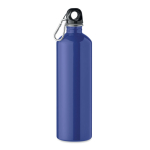 Auslaufsichere 750-ml-Flasche aus recyceltem Edelstahl farbe blau