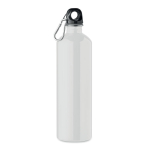 Auslaufsichere 750-ml-Flasche aus recyceltem Edelstahl farbe weiß