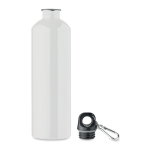 Auslaufsichere 750-ml-Flasche aus recyceltem Edelstahl farbe weiß