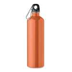 Auslaufsichere 750-ml-Flasche aus recyceltem Edelstahl farbe orange