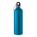 Auslaufsichere 750-ml-Flasche aus recyceltem Edelstahl farbe türkis