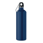 Auslaufsichere 750-ml-Flasche aus recyceltem Edelstahl farbe marineblau