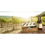 Weinset in eleganter Bambus- und Metallbox Stimmungsbild