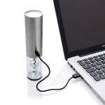 Elektrischer Weinöffner aus Edelstahl, wiederaufladbar per USB farbe grau sechste Ansicht