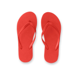 Strandpantoffeln in verschiedenen Farben erhältlich farbe rot zweite Ansicht