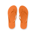 Strandpantoffeln in verschiedenen Farben erhältlich farbe orange zweite Ansicht