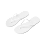 Flip Flops mit individuell gestaltbaren Sohlen farbe weiß