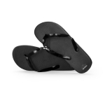 Strandpantoffeln aus recyceltem EVA Beach Friendly farbe schwarz erste Ansicht