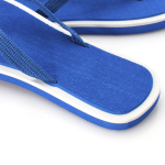 Zweifarbige Flip Flops mit Sohlen dickes EVA Summer Camp farbe blau vierte Ansicht