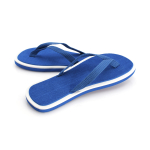 Zweifarbige Flip Flops mit Sohlen dickes EVA Summer Camp farbe blau erste Ansicht