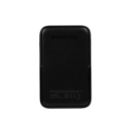 Elegante und kompakte Powerbank zum Mitnehmen, 5000 mAh farbe schwarz Ansicht von hinten