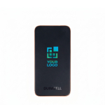 Duracell Powerbank 10.000mAh mit Dual-Ladung USB-C und USB-A Ansicht mit Druckbereich