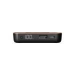 Kabellose Powerbank mit Schnellladefunktion 25 W Duracell 10.000 mAh farbe schwarz