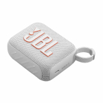 JBL Go 4 bunter Mini-Lautsprecher mit 4,2 W Leistung farbe weiß gedrehte Ansicht