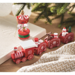 Weihnachtszug Holz mit Figuren personalisierbar Stimmungsbild dritte Ansicht