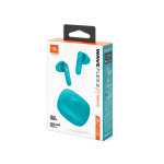 Kabellose Kopfhörer JBL Wave Flex 2 mit 40 Std. Akkulaufzeit farbe verwaschenes blau