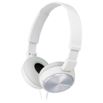 Kompakte, individualisierbare kabelgebundene Kopfhörer Sony MDR-ZX310 farbe weiß
