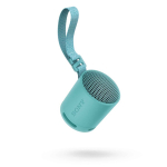 Kabelloser Sony-Lautsprecher SRS-XB100, wasser- und staubdicht farbe blau gedrehte Ansicht