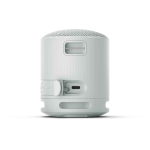 Kabelloser Sony-Lautsprecher SRS-XB100, wasser- und staubdicht farbe grau Ansicht von hinten