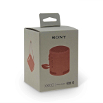 Kabelloser Sony-Lautsprecher SRS-XB100, wasser- und staubdicht farbe orange Ansicht mit Box