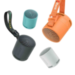 Kabelloser Sony-Lautsprecher SRS-XB100, wasser- und staubdicht farbe orange Ansicht in verschiedenen Farben