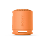 Kabelloser Sony-Lautsprecher SRS-XB100, wasser- und staubdicht farbe orange linke Seitenansicht