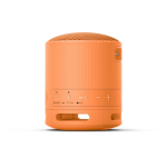 Kabelloser Sony-Lautsprecher SRS-XB100, wasser- und staubdicht farbe orange rechte Seitenansicht
