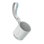 Kabelloser Sony-Lautsprecher SRS-XB100, wasser- und staubdicht Ansicht mit Druckbereich