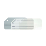 Ultrarobustes und leichtes Gepäckanhänger aus Aluminium farbe silber