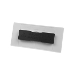 Wiederverwendbarer Magnet-Ausweishalter für Veranstaltungen und Kongresse farbe weiß