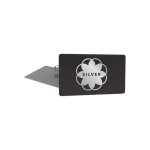 Runder Metall-Pin, mittelgroß, mit glänzender Oberfläche und Schmetterlingsverschluss