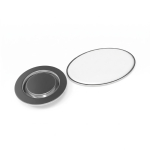 Werbe-Metallpin für Kleidung mit rundem Magnetverschluss