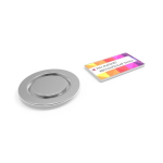 Werbe-Metallpin für Kleidung mit rundem Magnetverschluss
