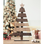 Weihnachtsbaum Holzdeko personalisierbar farbe holzton Stimmungsbild