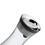 Glas-Dekanter mit integriertem Filter und praktischem Verschluss WMF 1 L farbe schwarz