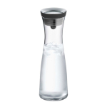 Glas-Dekanter mit integriertem Filter und praktischem Verschluss WMF 1 L farbe schwarz