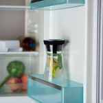 Glas-Dekanter mit integriertem Filter und praktischem Verschluss WMF 1 L farbe schwarz