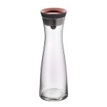Glas-Dekanter mit integriertem Filter und praktischem Verschluss WMF 1 L farbe rotbraun