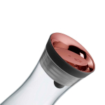 Glas-Dekanter mit integriertem Filter und praktischem Verschluss WMF 1 L farbe rotbraun
