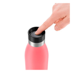 Auslaufsichere Thermosflasche aus Edelstahl mit 360°-Verschluss Tefal 500 ml farbe korallenrot